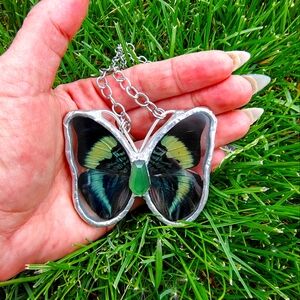 Real Butterfly Necklace